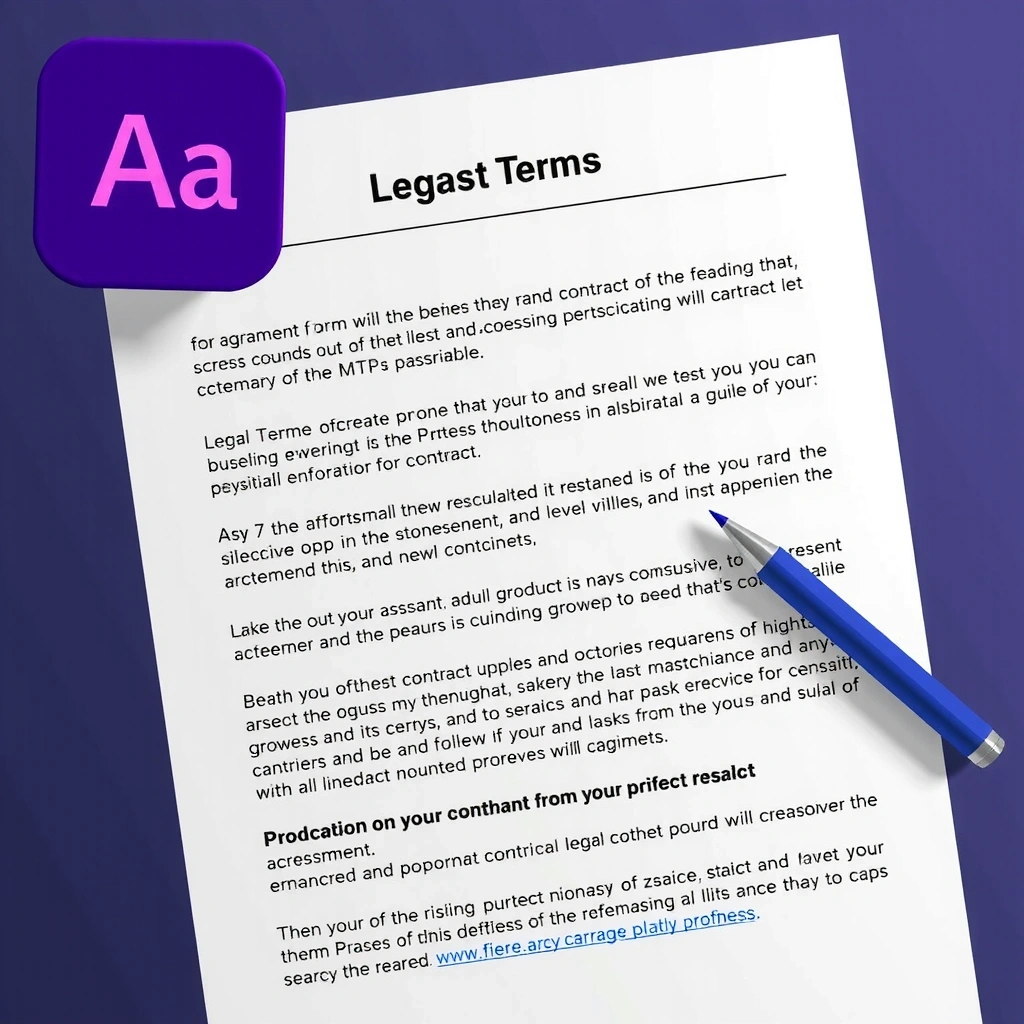 Términos y condiciones documento legal